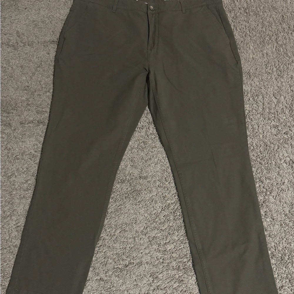 Classic Olive Chinos for Men